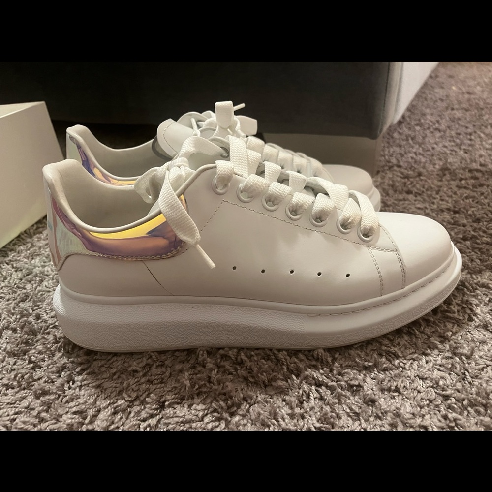 Women Size 41 Alexander McQueen Oversized Iridescent Sneakers